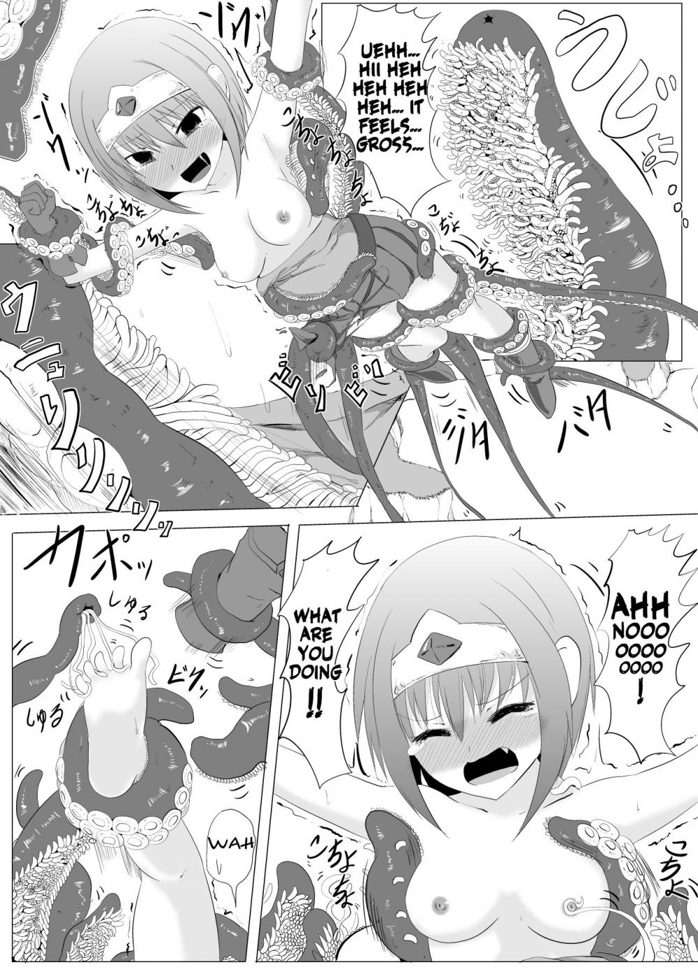 Hentai Manga Comic-Kakedashi Yuusha VS Shokushu Majin - Novice Hero VS Tentacle Demon-Read-9